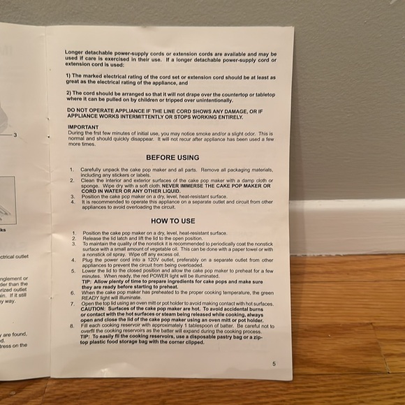 Babycakes cake pop maker - Picture 4 of 4